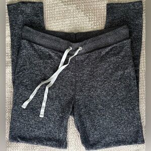 J.Crew Men’s Heather Charcoal Lounge Joggers – Size M – Drawstring Stretch Pants